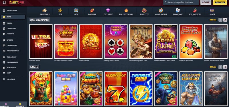Global - allyspin casino login